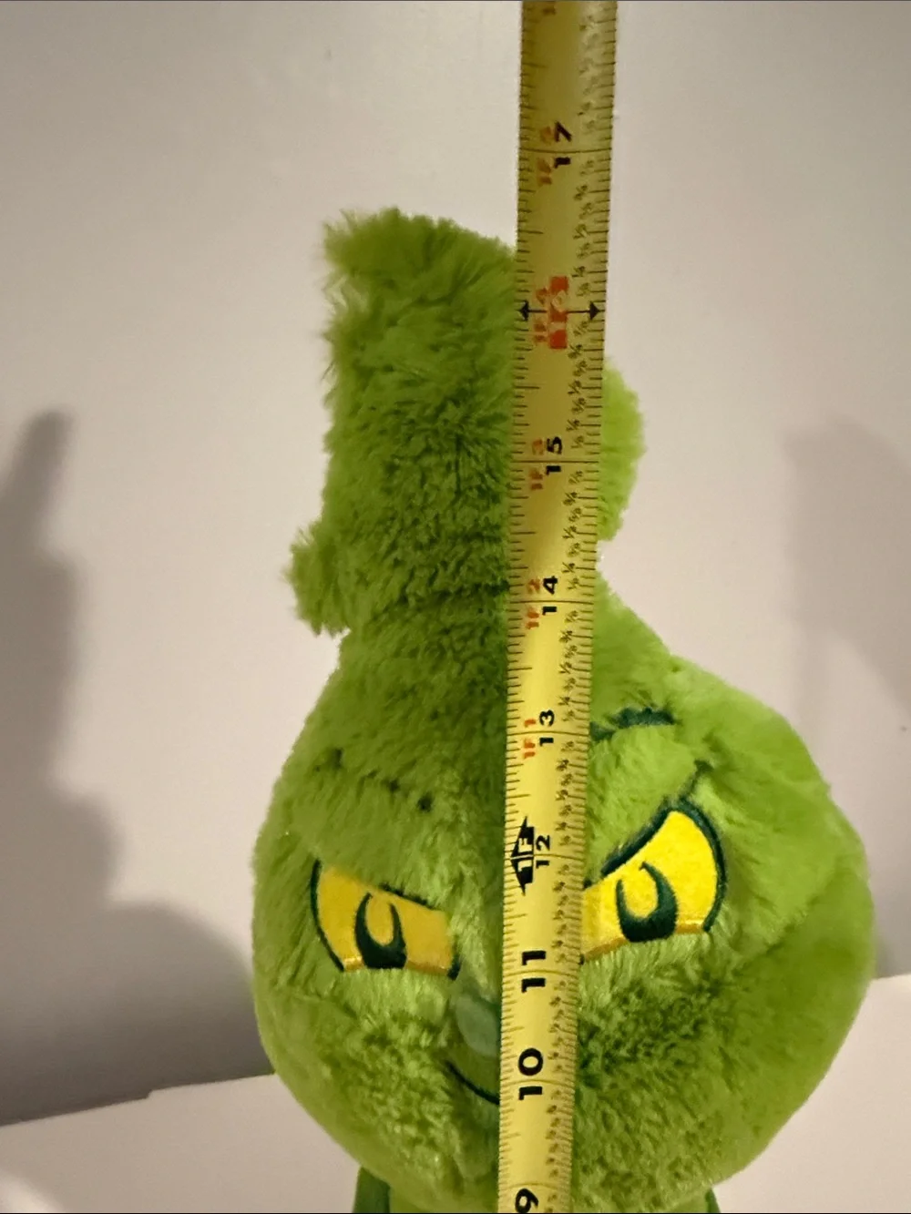 Dancing and Singing Green Grinch Plush Toy  - Soft Holiday Stuffed Toy